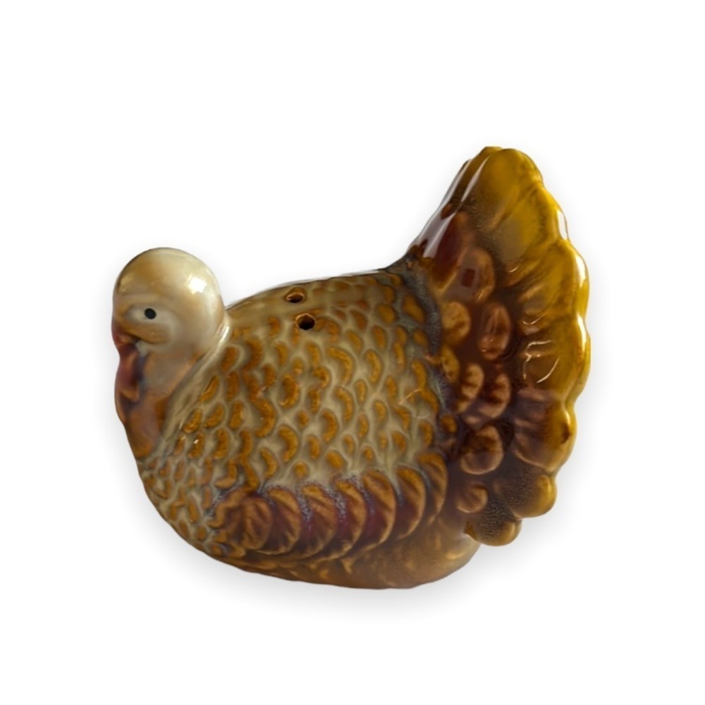 Heritage Collection Harvest 2011 Stoneware Turkey Salt Shaker BH & Garden Only 1